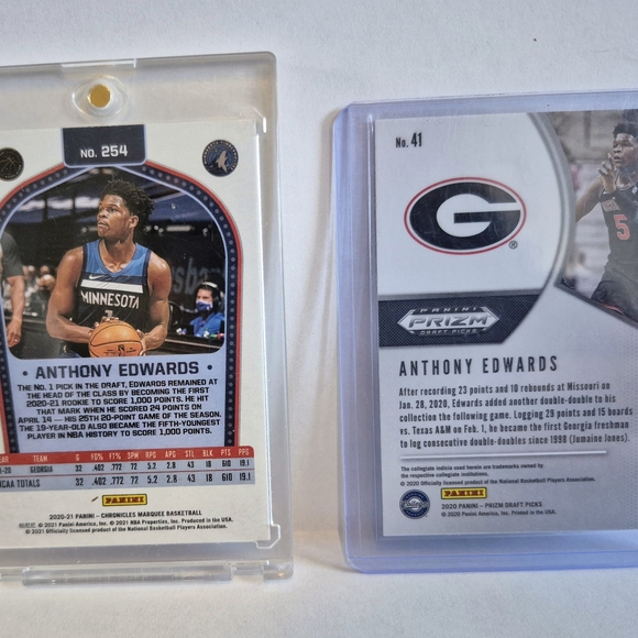 Panini Marquee and Prizm Basketball Cards - Red and Blue - Picture 2 of 2